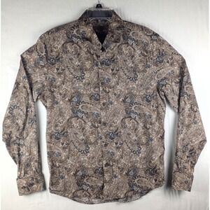 Consequence Paisley Shirt Men's Large  Long Sleeve Button Front